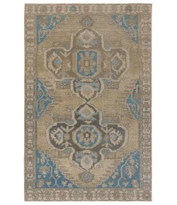 Vibe by Jaipur Living Todori Nithas TOD02 Green - Blue 8 ft. 6 in. X 11 ft. 9 in. Rectangle Rug