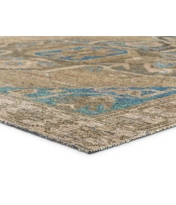 Vibe by Jaipur Living Todori Nithas TOD02 Green - Blue 8 ft. 6 in. X 11 ft. 9 in. Rectangle Rug
