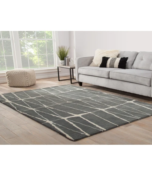 Jaipur Living Botticino Handmade Geometric Gray/ Cream Area Rug (6'X9')
