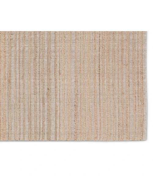 Jaipur Living Abdar Handmade Striped Tan/ Gray Area Rug 5'X8'