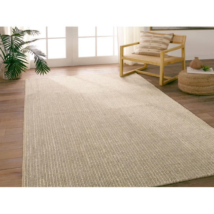 Jaipur Living Latona Handmade Striped Gray/ Tan Runner Rug 3'X8'