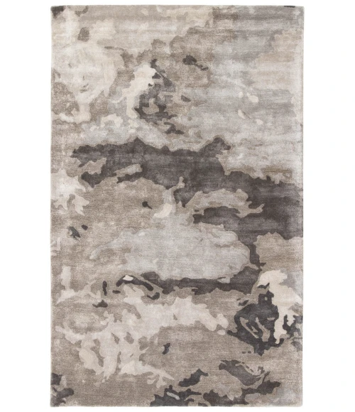 Jaipur Living Glacier Handmade Abstract Gray/ Silver Area Rug (8'X10')