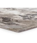 Jaipur Living Glacier Handmade Abstract Gray/ Silver Runner Rug (2'6"X8')
