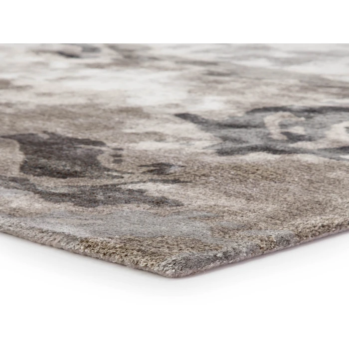 Jaipur Living Glacier Handmade Abstract Gray/ Silver Area Rug (8'X10')