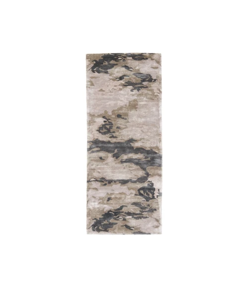 Jaipur Living Glacier Handmade Abstract Gray/ Silver Runner Rug (2'6"X8')