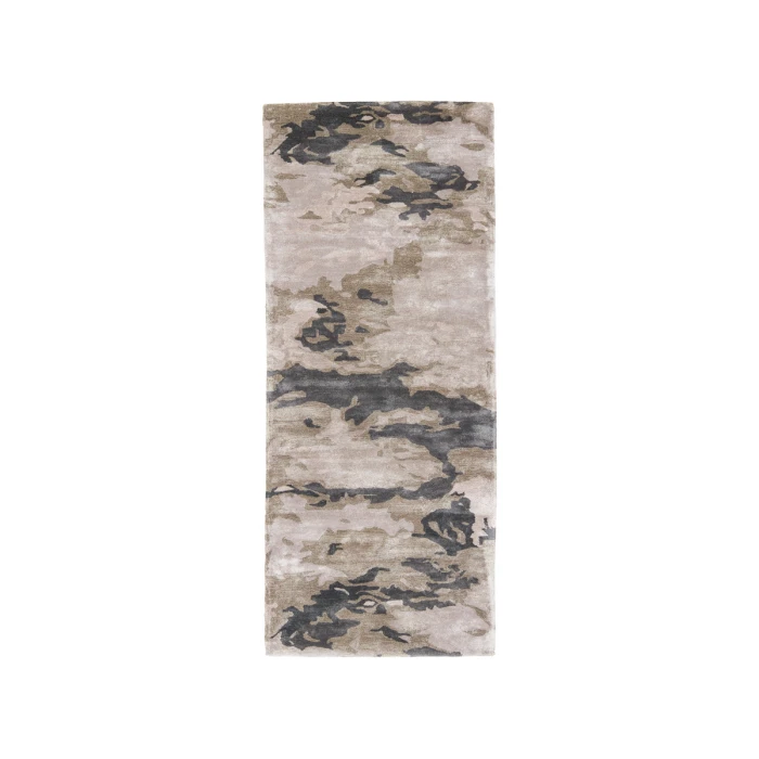 Jaipur Living Glacier Handmade Abstract Gray/ Silver Runner Rug (2'6"X8')