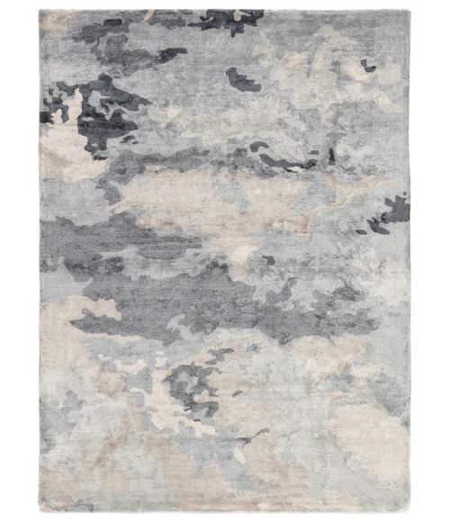 Jaipur Living Glacier Handmade Abstract Gray/ Dark Blue Area Rug (9'X12')