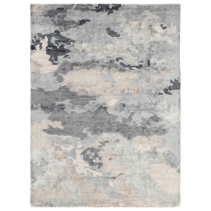 Jaipur Living Glacier Handmade Abstract Gray/ Dark Blue Area Rug (2'X3')