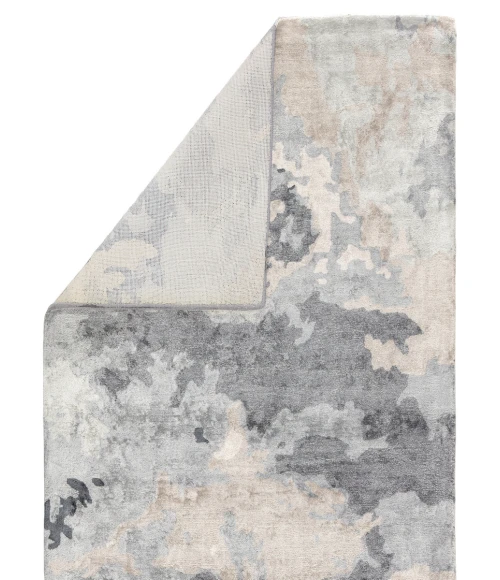 Jaipur Living Glacier Handmade Abstract Gray/ Dark Blue Area Rug (9'X12')