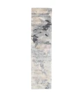 Jaipur Living Glacier Handmade Abstract Gray/ Dark Blue Runner Rug 2'6"X8'