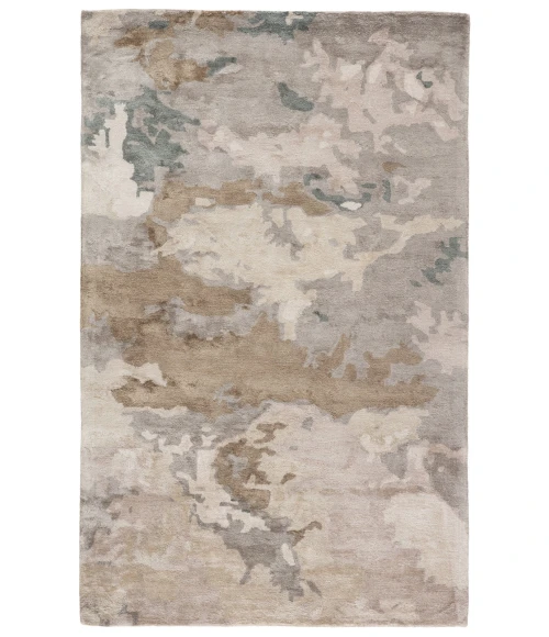 Jaipur Living Glacier Handmade Abstract Light Gray/ Taupe Area Rug 12'X15'