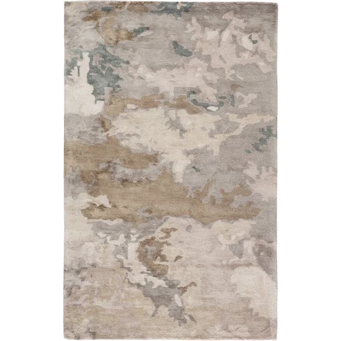 Jaipur Living Glacier Handmade Abstract Light Gray/ Taupe Area Rug (2'X3')