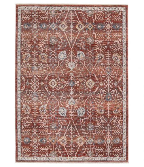 Vibe by Jaipur Living Katalia Trellis Red/ Blue Area Rug (9'3"X13'3")