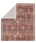 Vibe by Jaipur Living Katalia Trellis Red/ Blue Area Rug (9'3"X13'3")