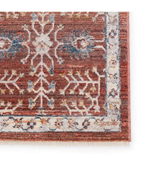 Vibe by Jaipur Living Katalia Trellis Red/ Blue Area Rug (9'3"X13'3")