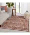 Vibe by Jaipur Living Katalia Trellis Red/ Blue Area Rug (9'3"X13'3")