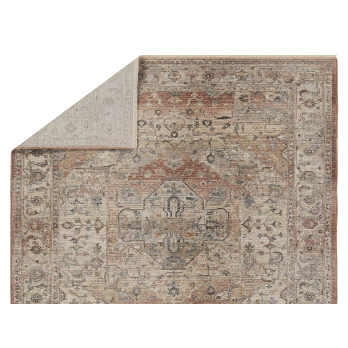 Vibe by Jaipur Living Starling Medallion Tan/ Pink Area Rug 8'X10'4"