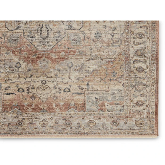 Vibe by Jaipur Living Starling Medallion Tan/ Pink Area Rug 8'X10'4"