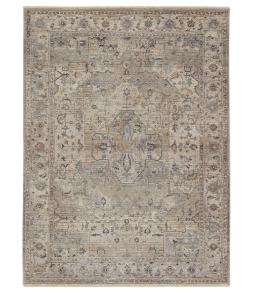 Vibe by Jaipur Living Starling Medallion Tan/ Cream Area Rug 3'11"X6'