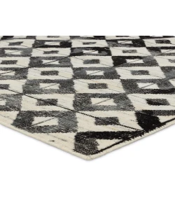 Jaipur Living Tessera By Verde Home Gem TSS03 Black - Cream 3 ft. X 10 ft. Rnr Runner Rug