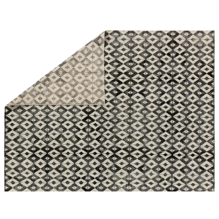 Jaipur Living Tessera By Verdehome Black TSS03 8 ft. X 10 ft. Rectangle Rug