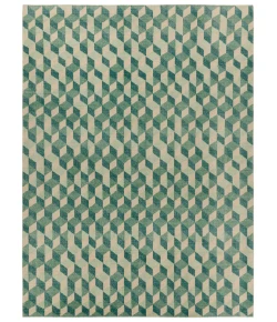 Jaipur Living Tessera By Verde Home Matrix TSS04 Green - Cream 9 ft. X 12 ft. Rectangle Rug