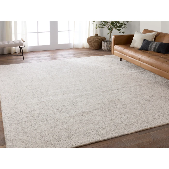 Jaipur Living Harding Handmade Indoor/Outdoor Solid Cream/Light Gray Area Rug 2'X3'