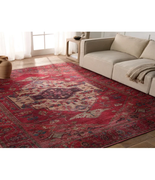 Vibe by Jaipur Living Monroe Medallion Red/ Brown Area Rug 3'11"X6'