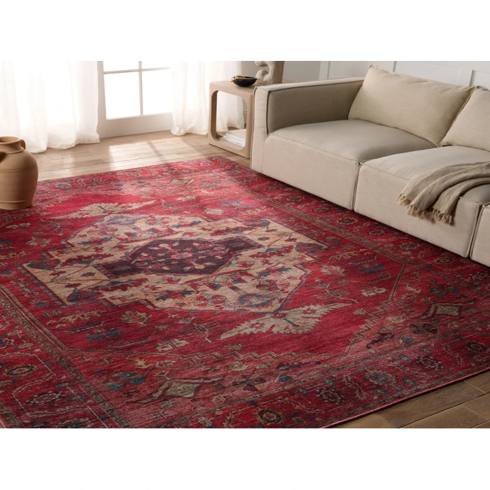 Vibe by Jaipur Living Monroe Medallion Red/ Brown Area Rug 3'11"X6'