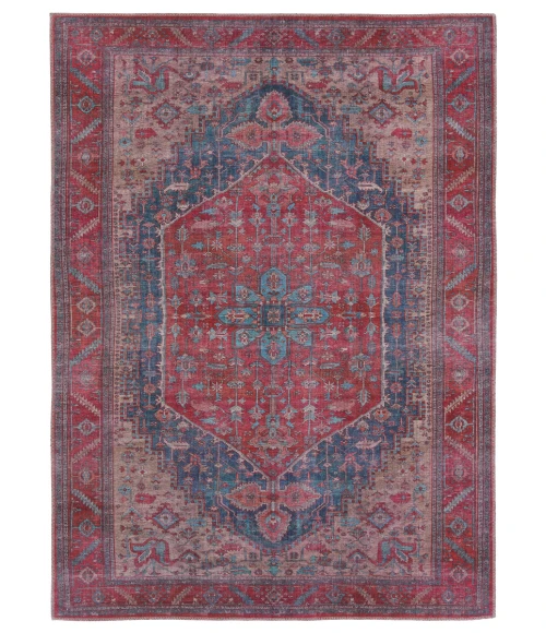 Jaipur Living Vindage Red VIN02 18 in. Swatch Square Rug