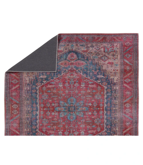 Jaipur Living Vindage Red VIN02 18 in. Swatch Square Rug
