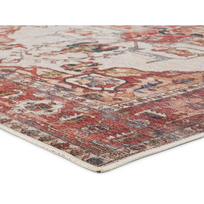 Vibe by Jaipur Living Hepburn Medallion Rust/ Beige Area Rug 3'11"X6'