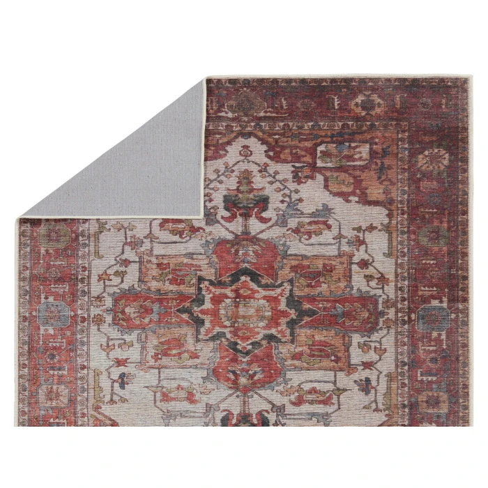 Vibe by Jaipur Living Hepburn Medallion Rust/ Beige Area Rug 3'11"X6'