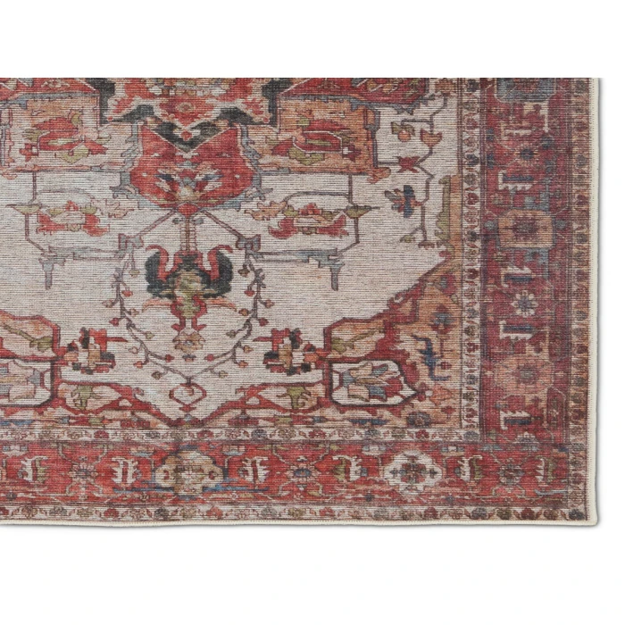 Vibe by Jaipur Living Hepburn Medallion Rust/ Beige Area Rug 3'11"X6'