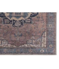Vibe by Jaipur Living Barrymore Medallion Blue/ Dark Brown Area Rug 5'3"X8'