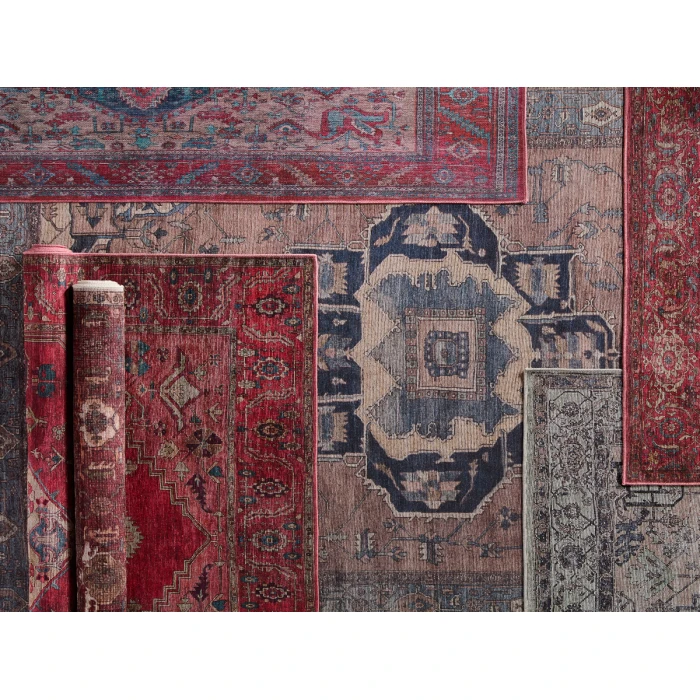 Vibe by Jaipur Living Barrymore Medallion Blue/ Dark Brown Area Rug 3'11"X6'