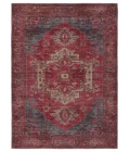 Vibe by Jaipur Living Gloria Medallion Red/ Blue Area Rug 3'11"X6'