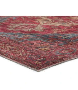Vibe by Jaipur Living Vindage Gloria VIN06 Red - Blue 5 ft. 3 in. X 8 ft. Rectangle Rug