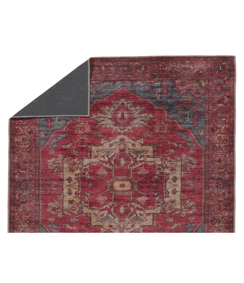 Vibe by Jaipur Living Gloria Medallion Red/ Blue Area Rug 3'11"X6'