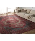 Vibe by Jaipur Living Gloria Medallion Red/ Blue Area Rug 3'11"X6'