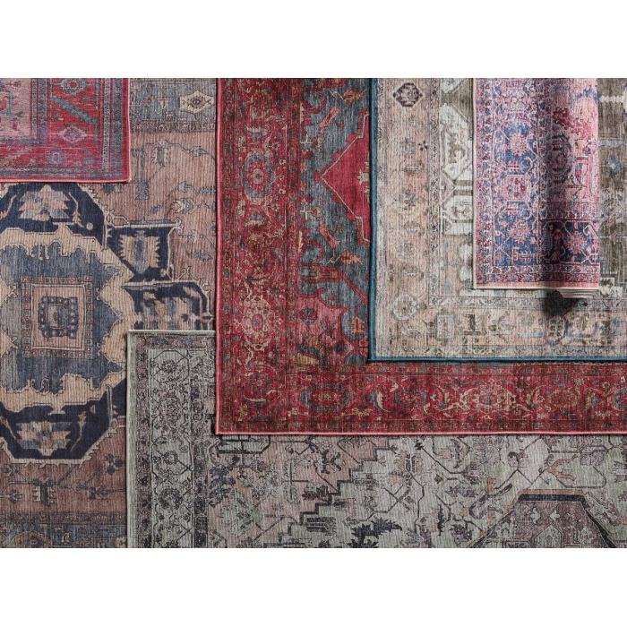 Vibe by Jaipur Living Gloria Medallion Red/ Blue Area Rug 7'10"X10'