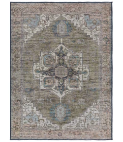 Vibe by Jaipur Living Vindage Chaplin VIN07 Green - Blue 5 ft. 3 in. X 8 ft. Rectangle Rug