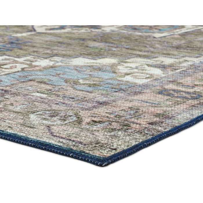 Vibe by Jaipur Living Chaplin Medallion Green/ Blue Area Rug 9'2"X12'