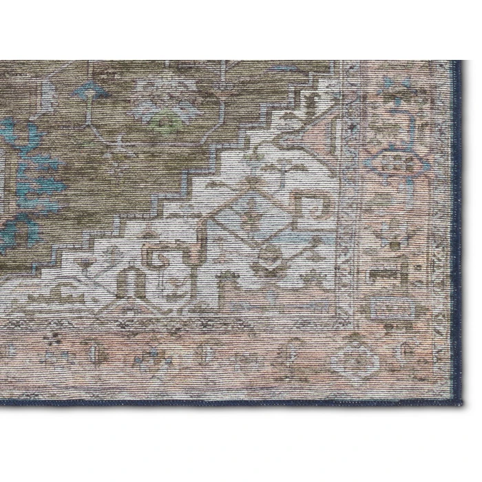 Vibe by Jaipur Living Chaplin Medallion Green/ Blue Area Rug 9'2"X12'