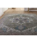 Vibe by Jaipur Living Chaplin Medallion Green/ Blue Area Rug 9'2"X12'