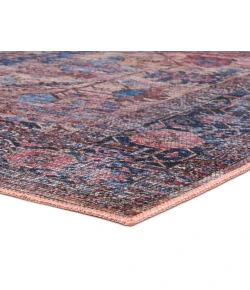 Vibe by Jaipur Living Vindage Ainsworth VIN08 Blue - Pink 5 ft. 3 in. X 8 ft. Rectangle Rug