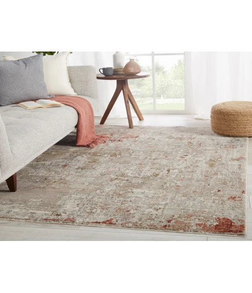 Jaipur Living Marzena Abstract Tan/ Rust Area Rug (9'3"X13'3")
