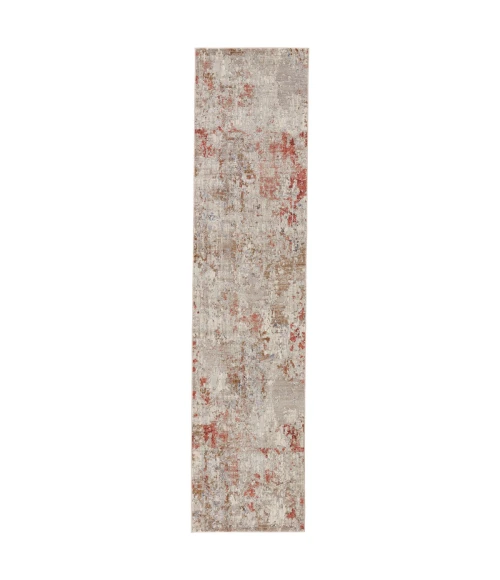 Jaipur Living Marzena Abstract Tan/ Rust Runner Rug (3'X8')