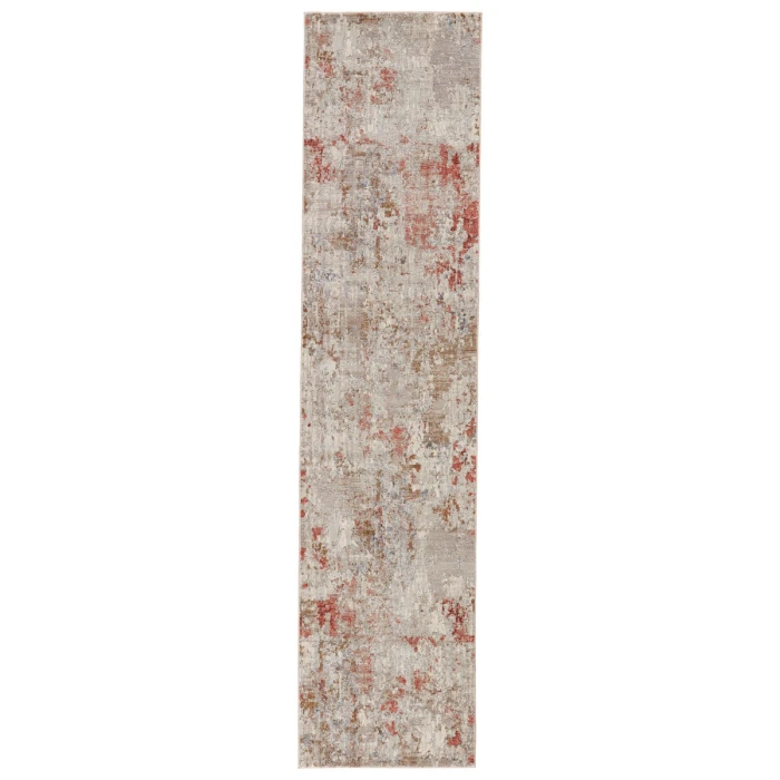 Jaipur Living Marzena Abstract Tan/ Rust Runner Rug (3'X8')