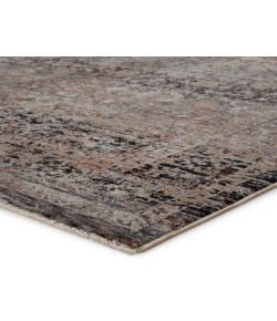 Jaipur Living Valentia Elio VLN03 Gray/Black 2 ft. 5 in. X 10 ft. Rectangle Rug